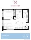 McRae 1 Bedroom + Den Plan 1.5A