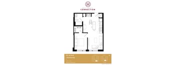 McRae 1 Bedroom Plan 1C