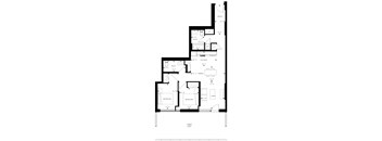 floor plan of the second level of the home with its various levels of interaction and