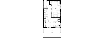 floor plan of the first floor of the house