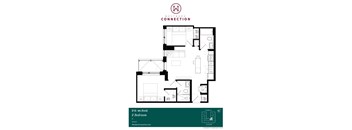 McRae 2 Bedroom Plan 2E