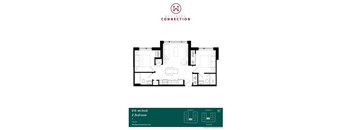 McRae 2 Bedroom Plan 2F