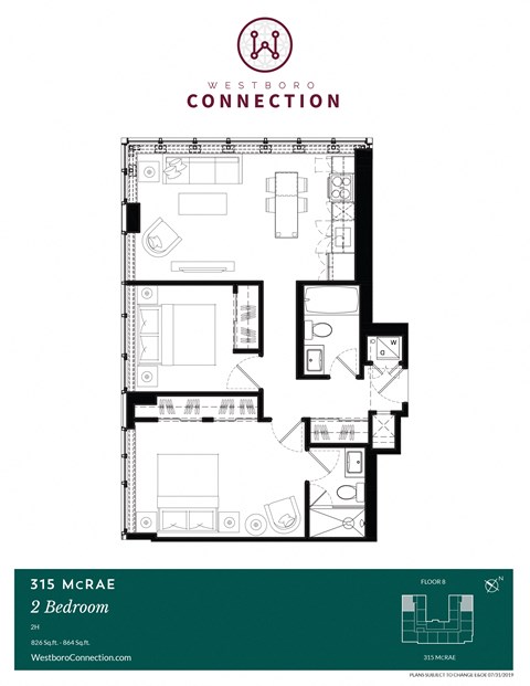 315 McRae Avenue / 1960 Scott Street Studio-2 Beds Apartment for Rent - Photo Gallery 44