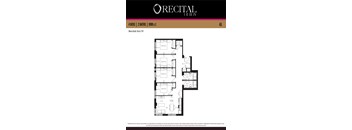A floor plan for a building by Orecital.