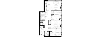 floor plan of the first floor of the house