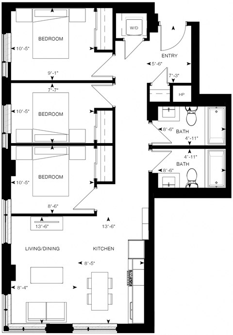 36 Robinson Avenue Studio-4 Beds Apartment for Rent - Photo Gallery 23