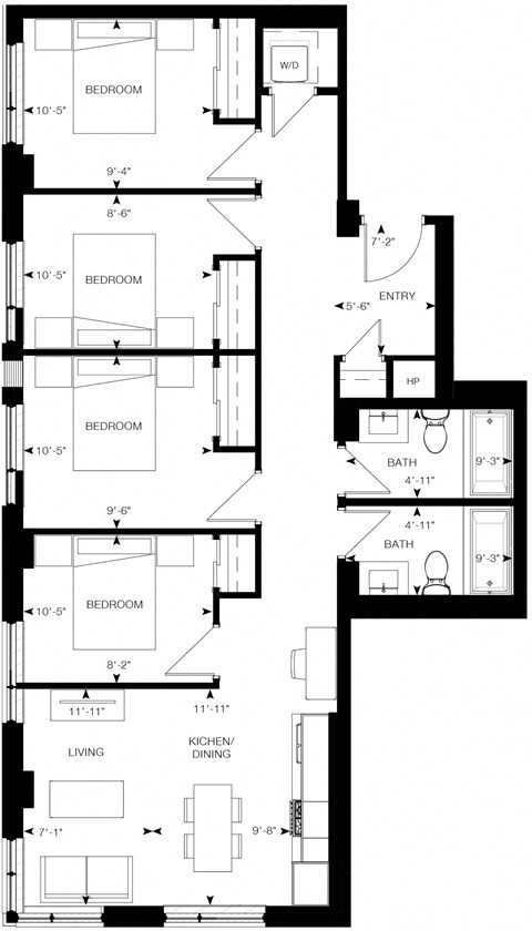 36 Robinson Avenue Studio-4 Beds Apartment for Rent - Photo Gallery 24