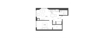 Scott 1 Bed Plan 1E