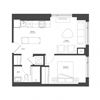 Scott 1 Bed Plan 1F