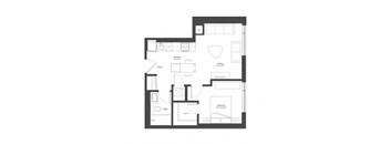 Scott 1 Bed Plan 1K