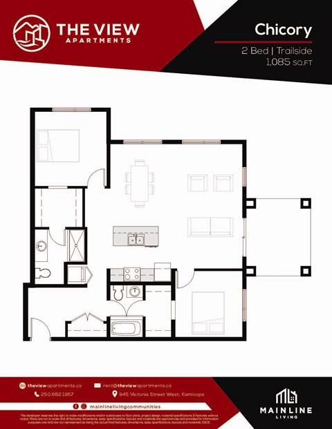 955 Victoria Street West 2 Beds Apartment for Rent - Photo Gallery 32