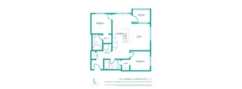 a floor plan of a bedroom floor plan with a bathroom and a living room