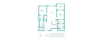 a floor plan of a bedroom floor plan with a bathroom and a living room