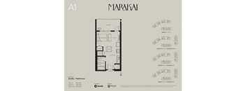 the floor plan of the apartment