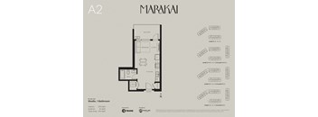 the floor plan of the apartment