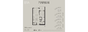 the floor plan of the apartment