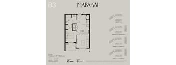 the floor plan of the apartment