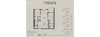 the floor plan of the apartment
