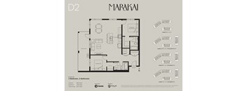 the floor plan of the apartment