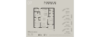 the floor plan of the apartment