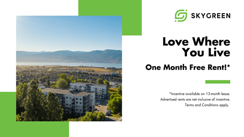3405 Old Okanagan Highway Studio-2 Beds Apartment for Rent