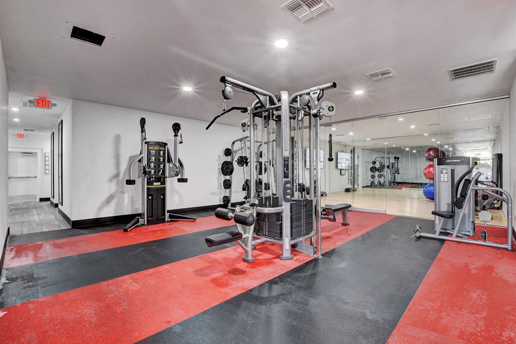 the gym at Evoq Apartment Homes, Las Vegas, NV  