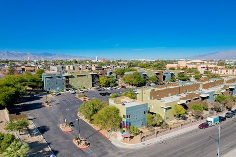 a view of the city from the roof of a building at Maryland Villas Apartments, Nevada, 89101