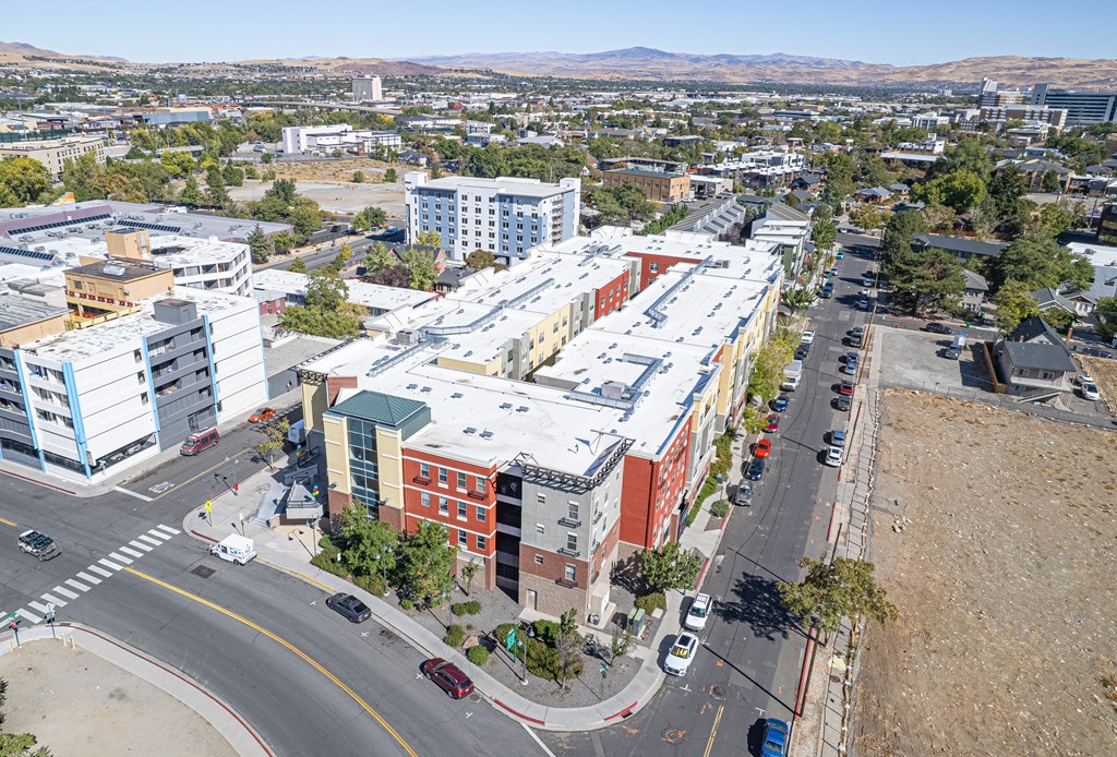 Drone View at ParcOne60, Reno, Nevada