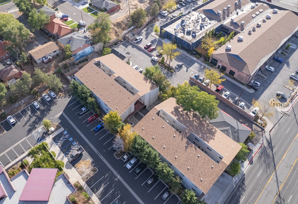 Sierra Townhomes Aerial View