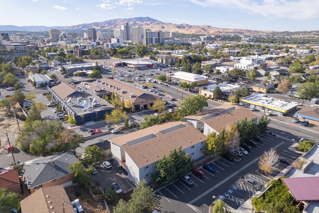 Sierra Townhomes Aerial View