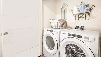 Washer and dryer in laundry room at Tuscan Highlands, Las Vegas, 89141