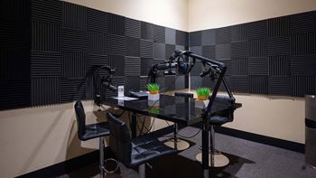 Pod Cast recording room with mic at Tuscan Highlands, Las Vegas, NV, 89141