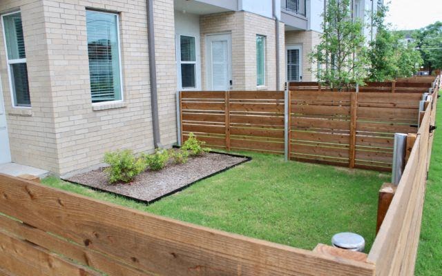 Private Yardsat The Fitz Apartments in Dallas