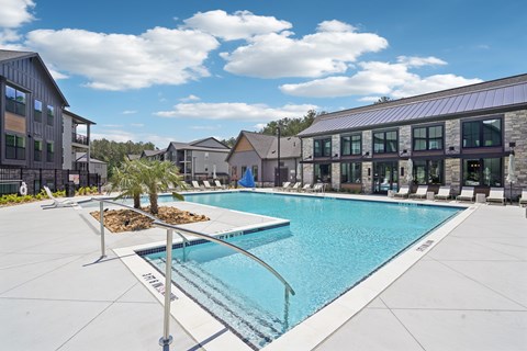 Glimmering Pool at The Pullman Luxury Apartments, Georgia