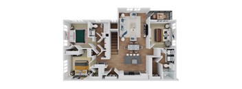 C1u Floor Plan at Stella, Arizona, 85142