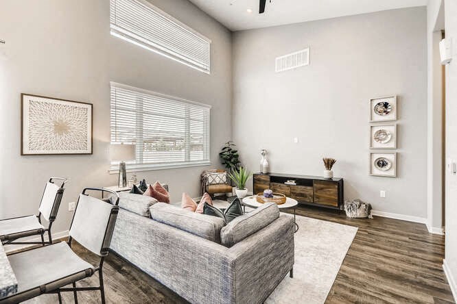 Living Room at Grandstone at Sunrise, Arizona, 85383