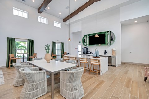 Resident Clubhouse at The Boardwalk at Tradition in Port St. Lucie, Florida- Luxury villas for rent