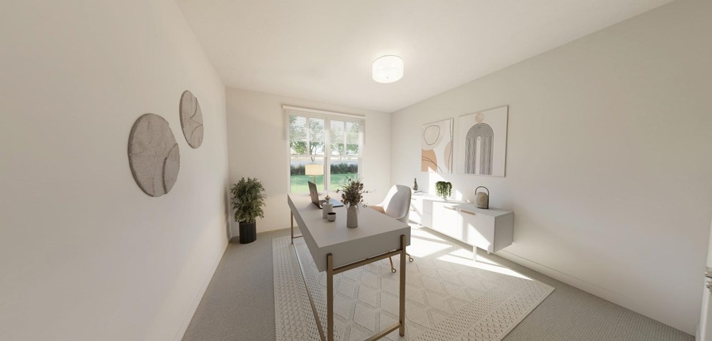 A dining room with a table and chairs at Switch Luxury Living in Colorado Springs, CO