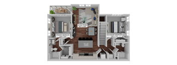 2 bed 2 bath C at The Junction at Rockledge Apartments, Rockledge, FL
