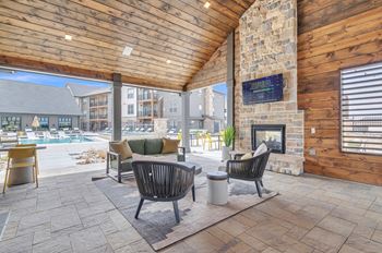 our apartments offer a clubhouse with a pool at Apex, Colorado Springs, CO, Colorado, 80923