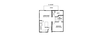 A Floor Plan at Grandstone at Sunrise, Arizona, 85383