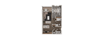 A 10x15 living room is connected to a 10x12 bedroom.