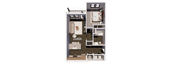 A1 floor plan at The Landing at Lemay, Fort Collins, CO 80524
