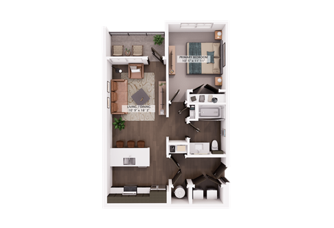 A1 Floor plan at Switch Luxury Living in Colorado Springs, CO