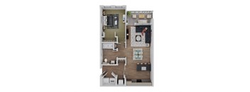 bedroom floor plan  the residences at sawmill apartments in