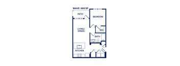 A1 Floor Plan at Drift, Daytona Beach, Florida
