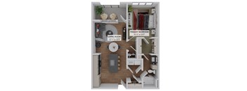 1 bed 1 bath A at The Concord Apartments, Sarasota , Florida