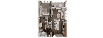 1 bed 1 bath A at Stack at Wheat Ridge Apartments, Wheat Ridge, 80033