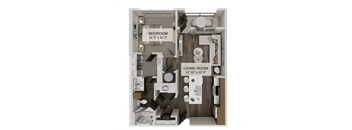 A diagram shows a bedroom that is 11'5" x 11'2" and a living room that is 12'10" x 12'6".