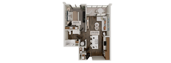 1 bed 1 bath B at Stack at Wheat Ridge Apartments, Wheat Ridge, Colorado